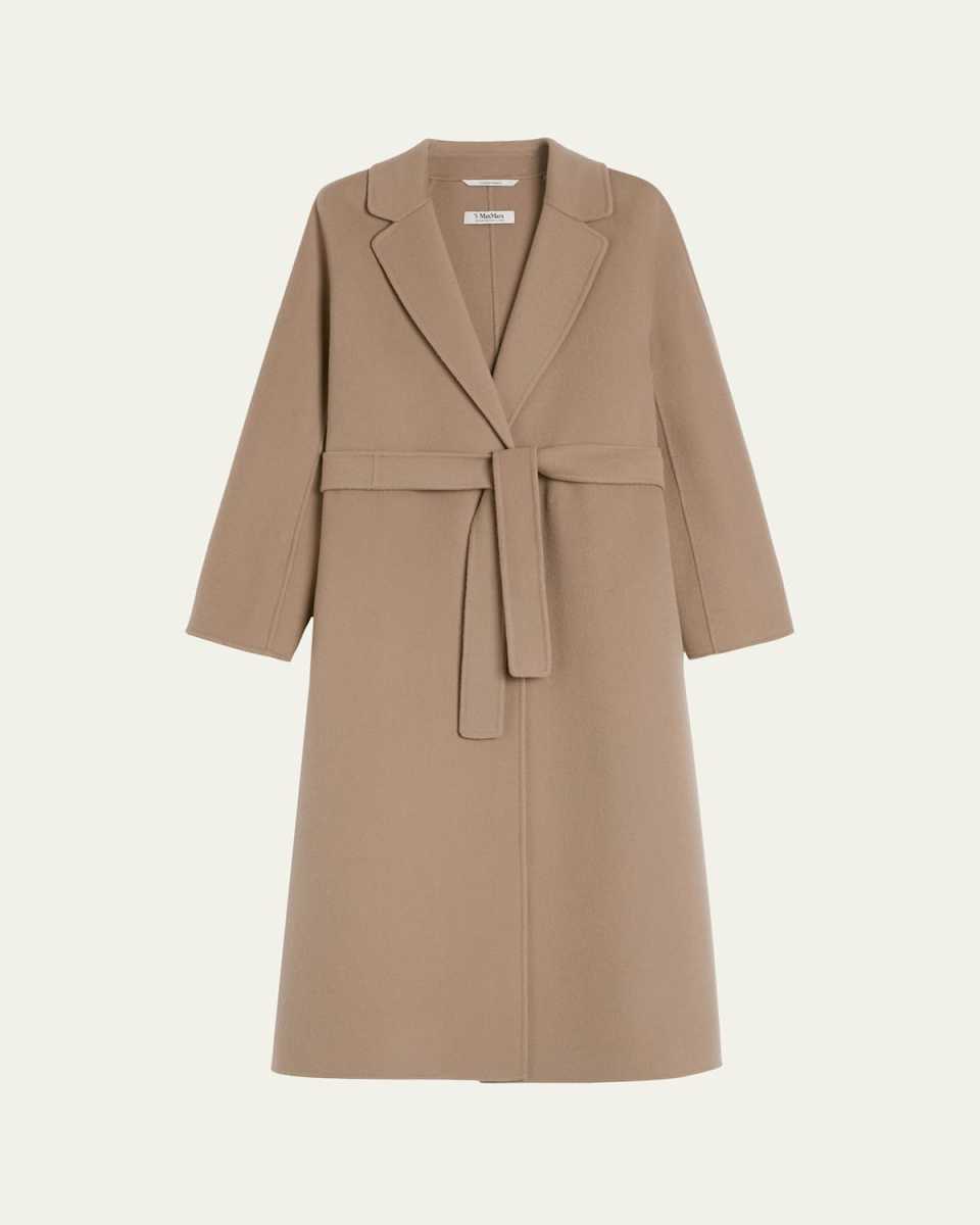 Esturia Wool Belted Wrap Coat